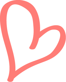 Corazón rosa
